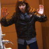 Olga Kurylenko Paradox Effect Black Leather Jacket