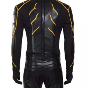 Black Racer The Flash S03 Leather Black Flash Jacket