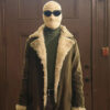 Doom Patrol Negative Man Shearling Coat