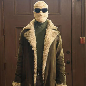 Doom Patrol Negative Man Shearling Coat