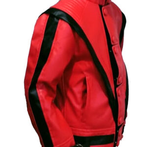 Thriller Red Leather Jacket01