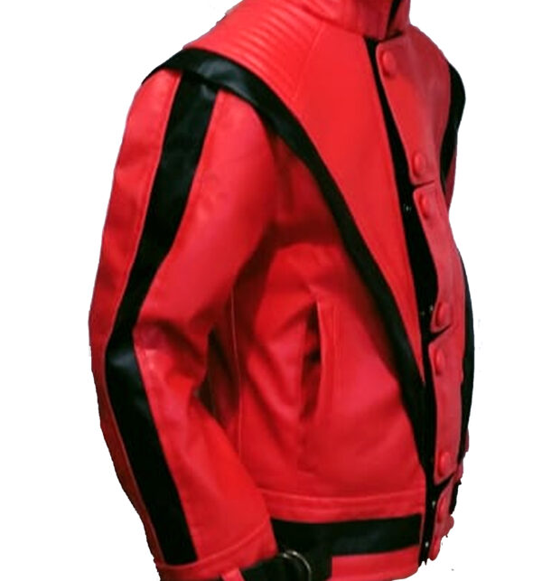 Thriller Red Leather Jacket01