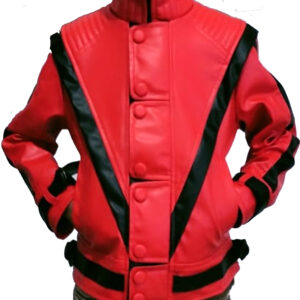 Thriller Red Leather Jacket