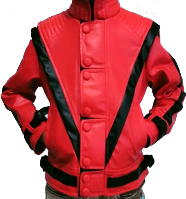 Thriller Red Leather Jacket