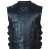 Icon Regulator Skull Leather Vest